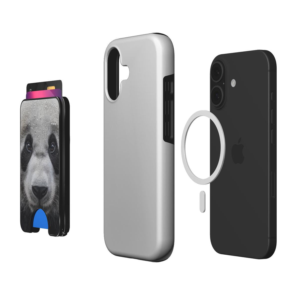 Portefeuille Magnétique KLP Panda Réaliste – MagSafe