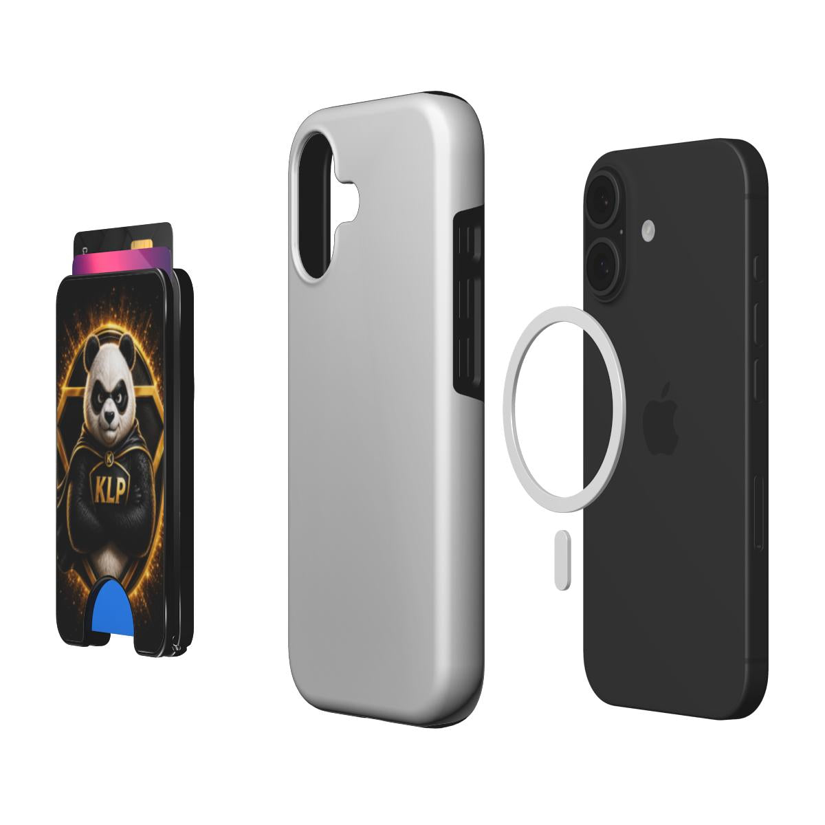 Portefeuille Magnétique KLP Panda Gold Legend – MagSafe