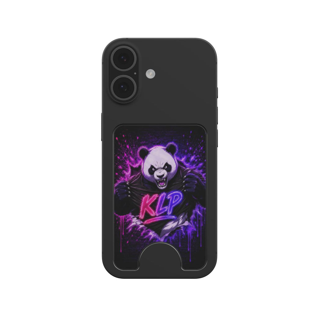Portefeuille Magnétique KLP Panda Neon Violet – MagSafe