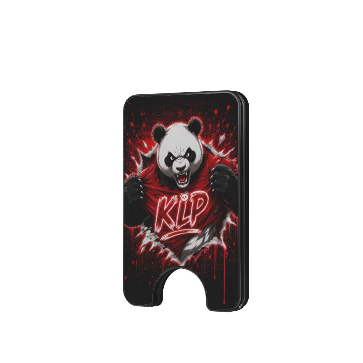 Portefeuille Magnétique KLP Panda Rage Rouge – MagSafe