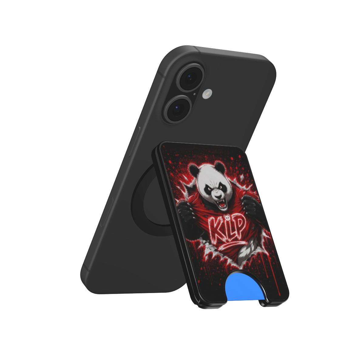 Portefeuille Magnétique KLP Panda Rage Rouge – MagSafe